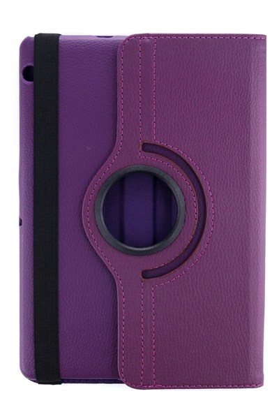 Mey İthalat®  Huawei MediaPad T3 10 / 9.6 Kılıf 360 Tablet Deri Kılıf - Mürdüm