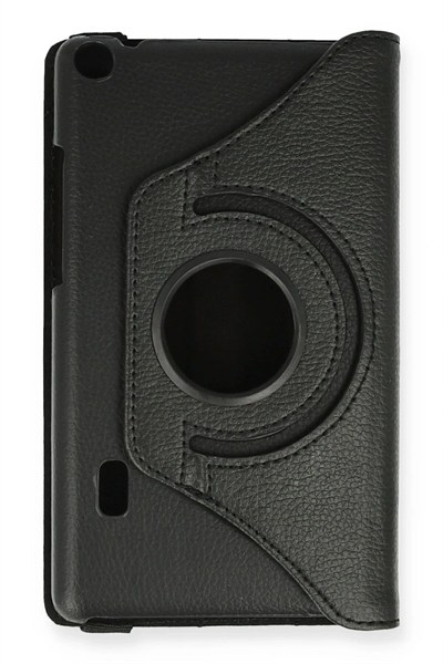 Mey İthalat®  Huawei MediaPad T3 7 Kılıf 360 Tablet Deri Kılıf - Siyah