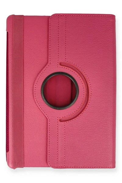 Mey İthalat®  Huawei MediaPad T5 10 Kılıf 360 Tablet Deri Kılıf - Pembe