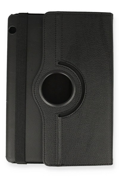 Mey İthalat®  Huawei MediaPad T5 10 Kılıf 360 Tablet Deri Kılıf - Siyah