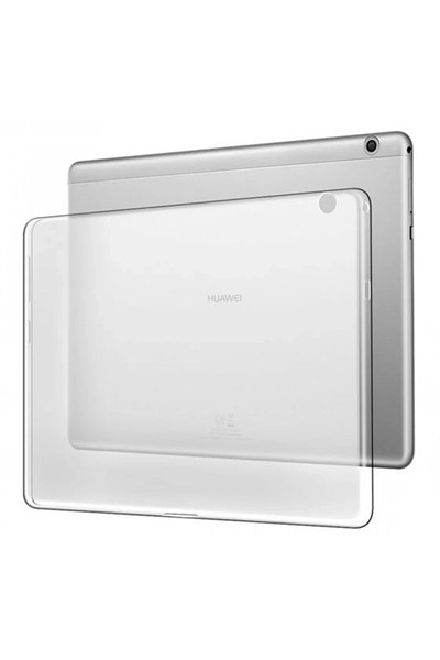 Mey İthalat®  Huawei MediaPad T5 10 Kılıf Tablet Şeffaf Silikon