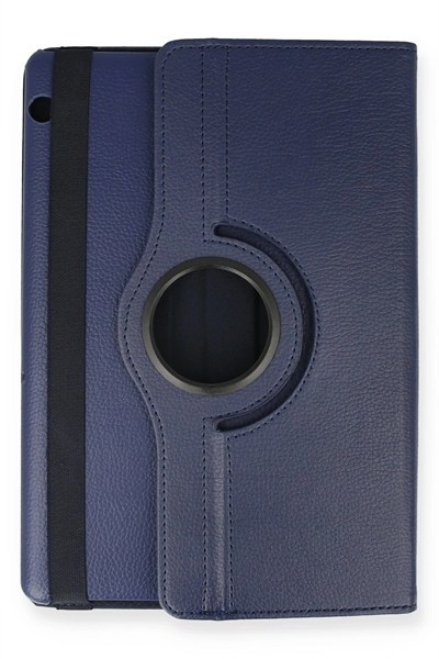 Mey İthalat®  Huawei MediaPad T5 10 Kılıf 360 Tablet Deri Kılıf - Lacivert