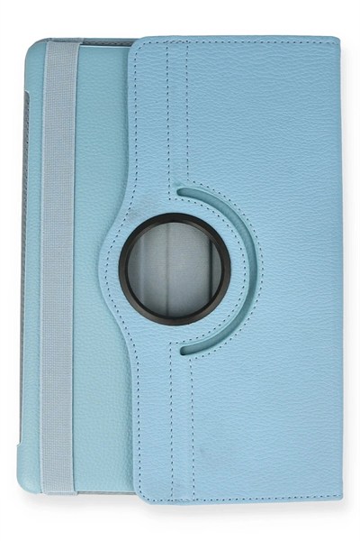 Mey İthalat®  Huawei MediaPad T5 10 Kılıf 360 Tablet Deri Kılıf - Turkuaz