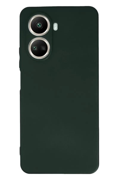 Mey İthalat®  Huawei Nova 10 SE Kılıf First Silikon - Koyu Yeşil