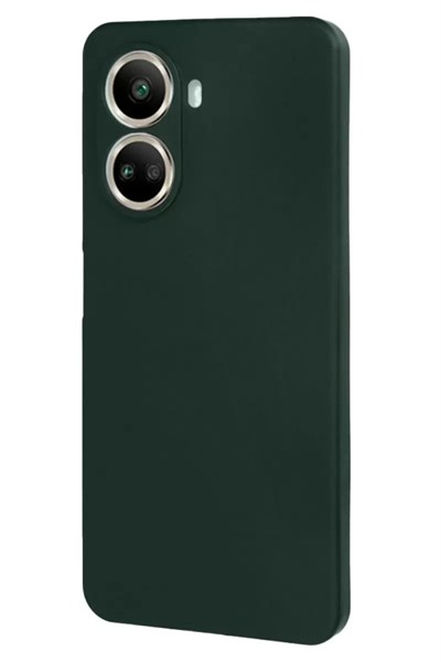 Mey İthalat®  Huawei Nova 10 SE Kılıf First Silikon - Koyu Yeşil