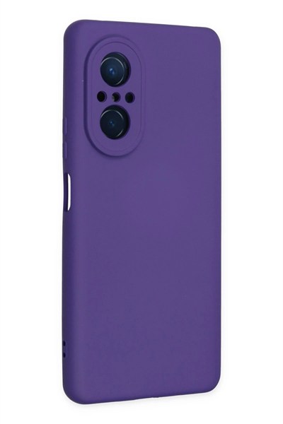 Mey İthalat®  Huawei Nova 9 SE Kılıf Nano içi Kadife Silikon - Mor
