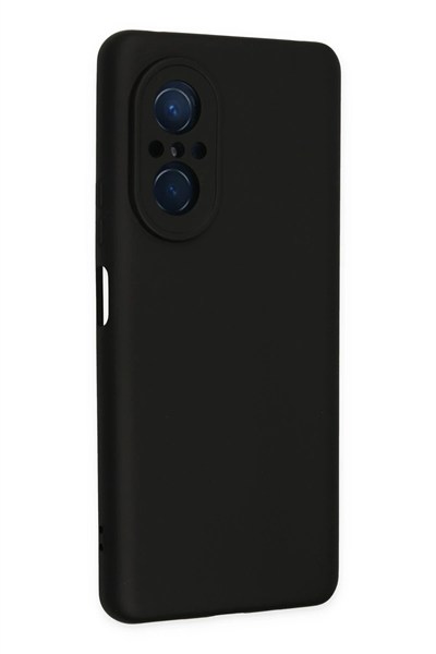 Mey İthalat®  Huawei Nova 9 SE Kılıf Nano içi Kadife Silikon - Siyah
