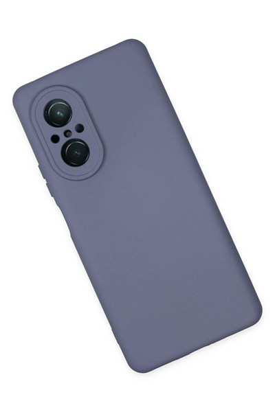 Mey İthalat®  Huawei Nova 9 SE Kılıf Nano içi Kadife Silikon - Gri
