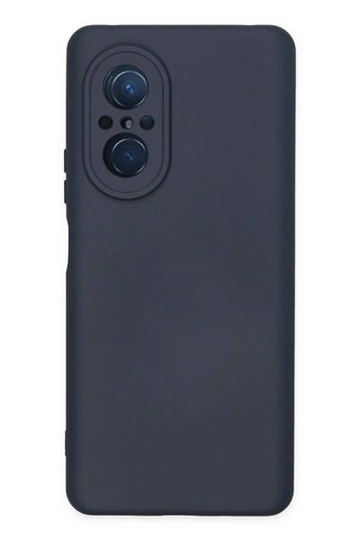 Mey İthalat®  Huawei Nova 9 SE Kılıf Nano içi Kadife Silikon - Lacivert
