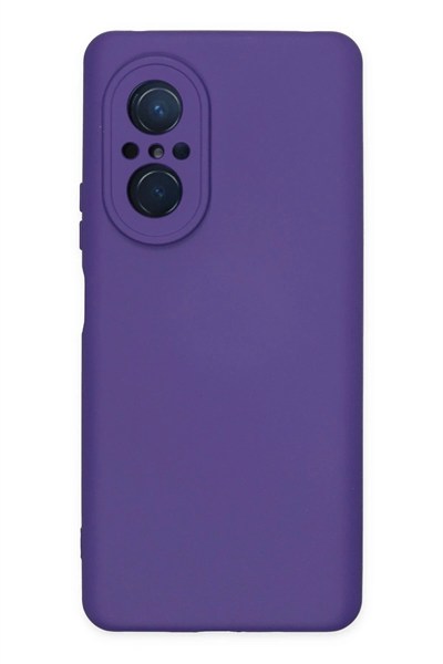 Mey İthalat®  Huawei Nova 9 SE Kılıf Nano içi Kadife Silikon - Mor