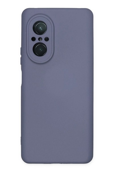 Mey İthalat®  Huawei Nova 9 SE Kılıf Nano içi Kadife Silikon - Gri