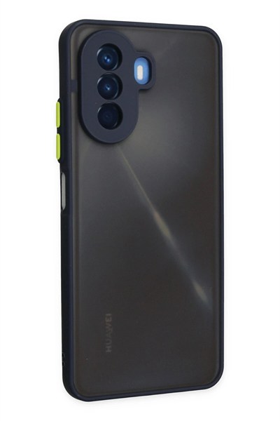 Mey İthalat®  Huawei Nova Y70 Kılıf Montreal Silikon Kapak - Lacivert