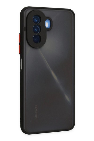 Mey İthalat®  Huawei Nova Y70 Kılıf Montreal Silikon Kapak - Siyah