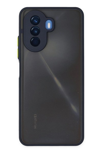 Mey İthalat®  Huawei Nova Y70 Kılıf Montreal Silikon Kapak - Lacivert