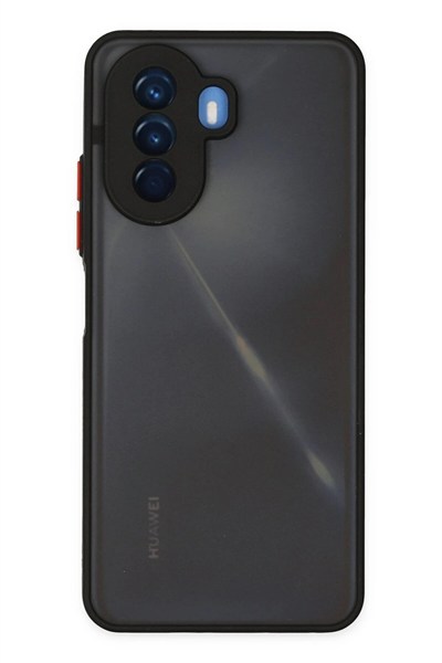 Mey İthalat®  Huawei Nova Y70 Kılıf Montreal Silikon Kapak - Siyah