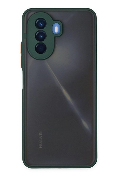 Mey İthalat®  Huawei Nova Y70 Kılıf Montreal Silikon Kapak - Yeşil