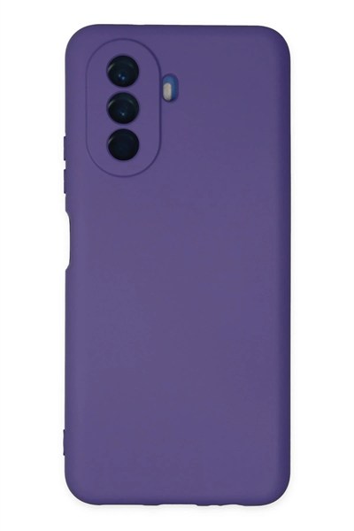 Mey İthalat®  Huawei Nova Y70 Kılıf Nano içi Kadife Silikon - Mor