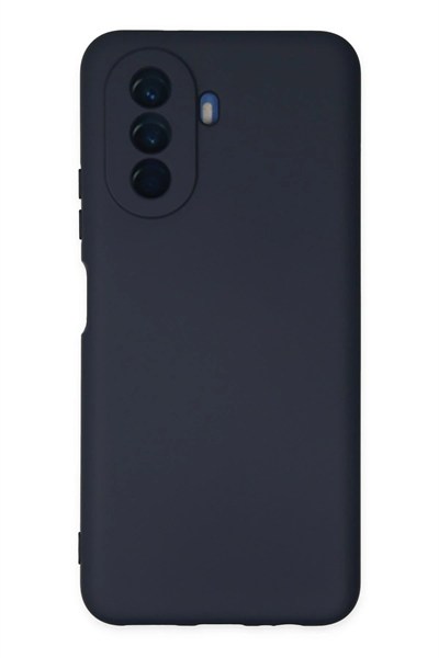 Mey İthalat®  Huawei Nova Y70 Kılıf Nano içi Kadife Silikon - Lacivert
