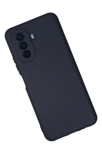 Mey İthalat®  Huawei Nova Y70 Kılıf Nano içi Kadife Silikon - Lacivert