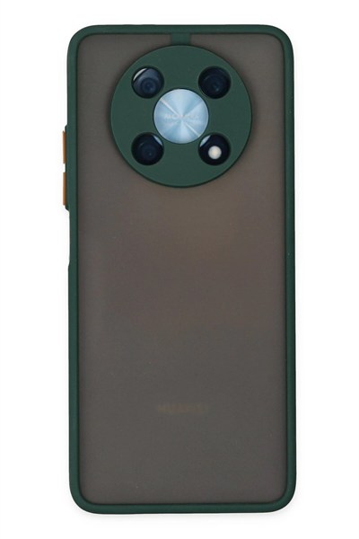 Mey İthalat®  Huawei Nova Y90 Kılıf Montreal Silikon Kapak - Yeşil