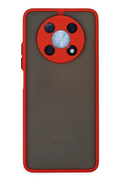 Mey İthalat®  Huawei Nova Y90 Kılıf Montreal Silikon Kapak - Kırmızı