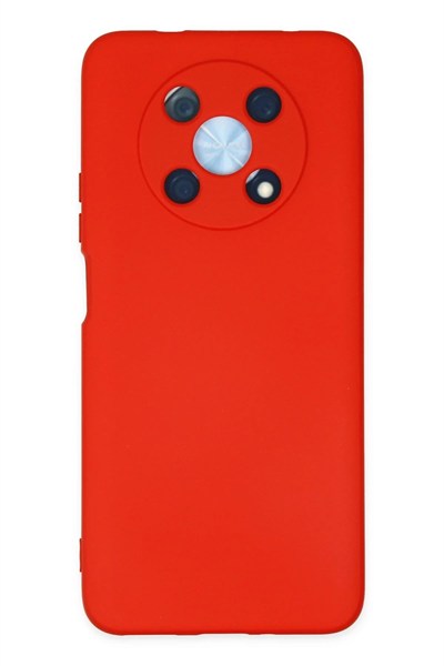 Mey İthalat®  Huawei Nova Y90 Kılıf Nano içi Kadife Silikon - Kırmızı