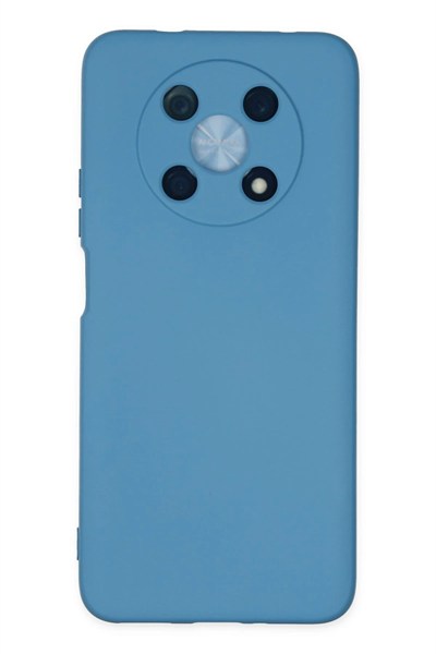 Mey İthalat®  Huawei Nova Y90 Kılıf Nano içi Kadife Silikon - Mavi