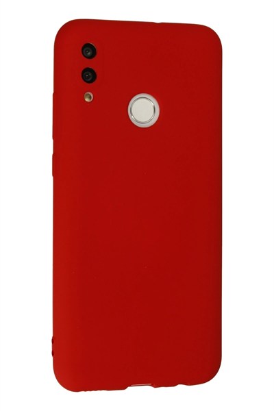 Mey İthalat®  Huawei P Smart 2019 Kılıf Nano içi Kadife Silikon - Kırmızı