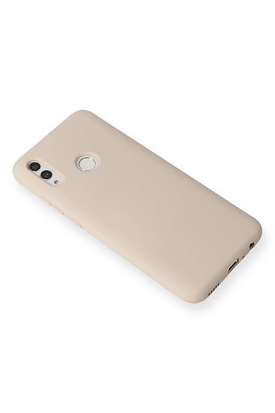 Mey İthalat®  Huawei P Smart 2019 Kılıf Nano içi Kadife Silikon - Pudra