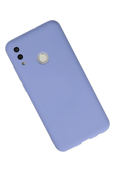 Mey İthalat®  Huawei P Smart 2019 Kılıf Nano içi Kadife Silikon - Lila