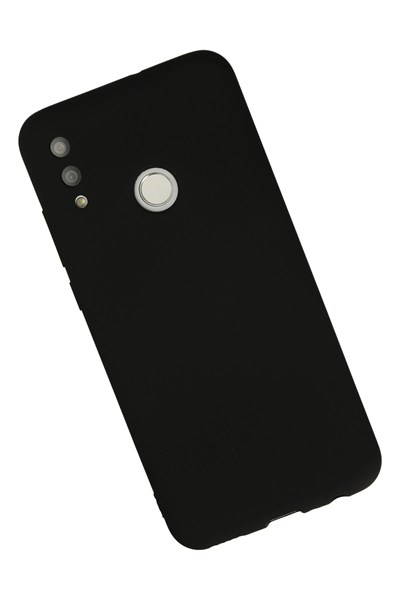 Mey İthalat®  Huawei P Smart 2019 Kılıf Nano içi Kadife Silikon - Siyah