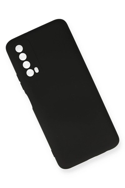 Mey İthalat®  Huawei P Smart 2021 Kılıf Nano içi Kadife Silikon - Siyah