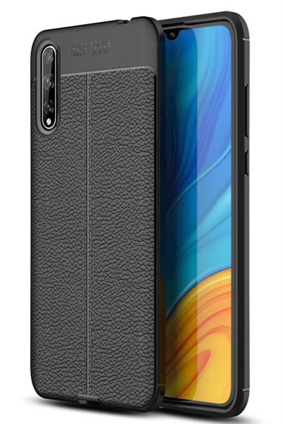 Mey İthalat®  Huawei P Smart S Kılıf Auto Focus Kapak - Siyah