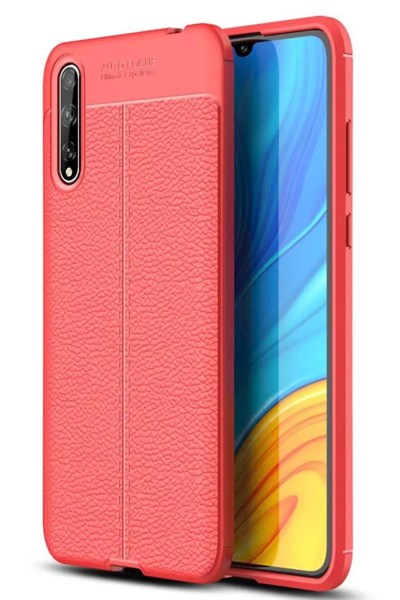 Mey İthalat®  Huawei P Smart S Kılıf Auto Focus Kapak - Kırmızı