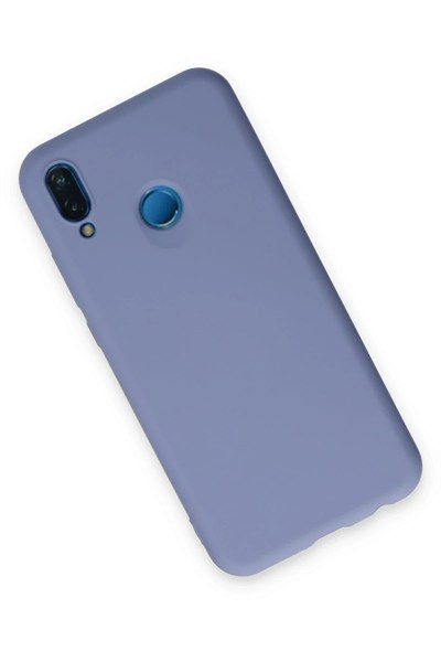 Mey İthalat®  Huawei P20 Lite Kılıf Nano içi Kadife Silikon - Lila