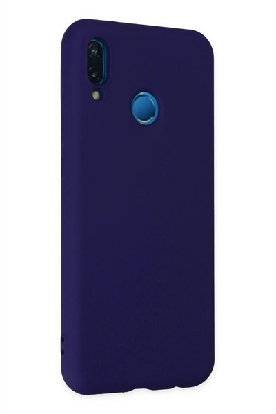 Mey İthalat®  Huawei P20 Lite Kılıf Nano içi Kadife Silikon - Mor