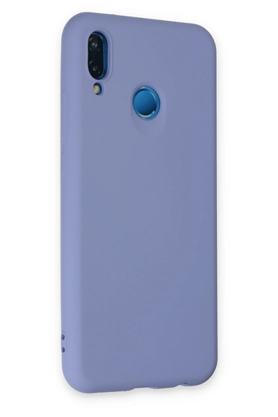 Mey İthalat®  Huawei P20 Lite Kılıf Nano içi Kadife Silikon - Lila
