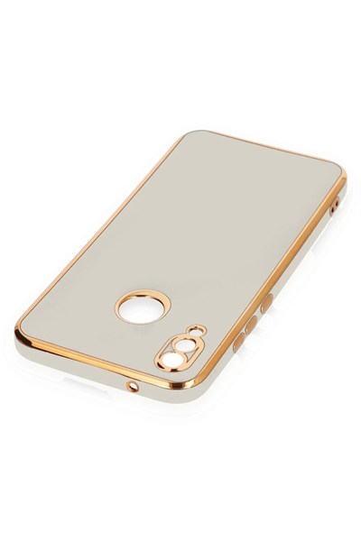 Mey İthalat®  Huawei P20 Lite Kılıf Volet Silikon - Beyaz