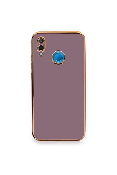 Mey İthalat®  Huawei P20 Lite Kılıf Volet Silikon - Mor