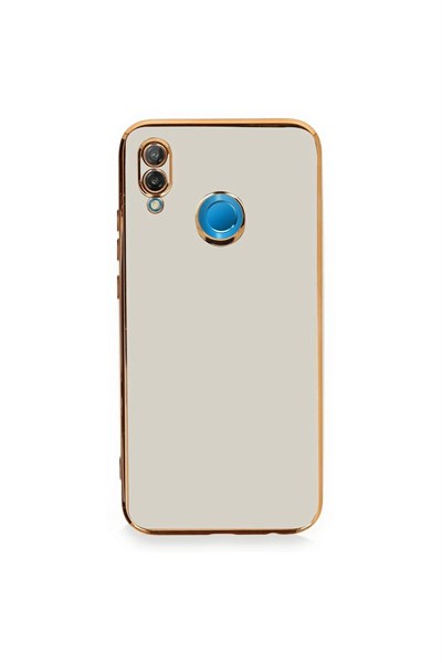 Mey İthalat®  Huawei P20 Lite Kılıf Volet Silikon - Beyaz