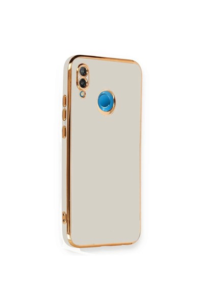 Mey İthalat®  Huawei P20 Lite Kılıf Volet Silikon - Beyaz