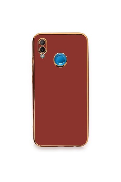 Mey İthalat®  Huawei P20 Lite Kılıf Volet Silikon - Kırmızı