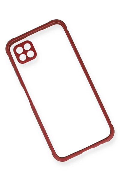 Mey İthalat®  Huawei P40 Lite Kılıf Miami Şeffaf Silikon - Fuşya