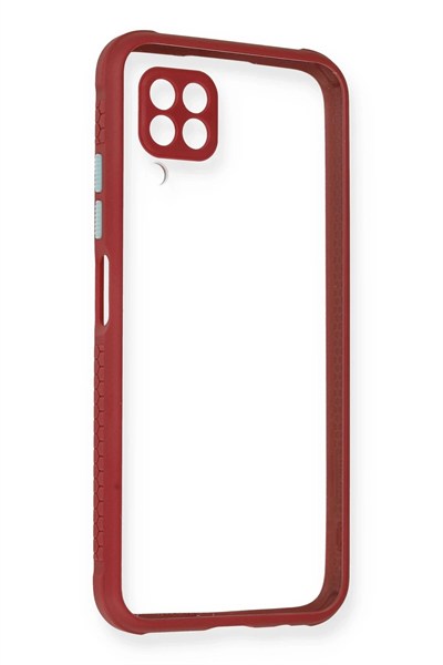 Mey İthalat®  Huawei P40 Lite Kılıf Miami Şeffaf Silikon - Fuşya
