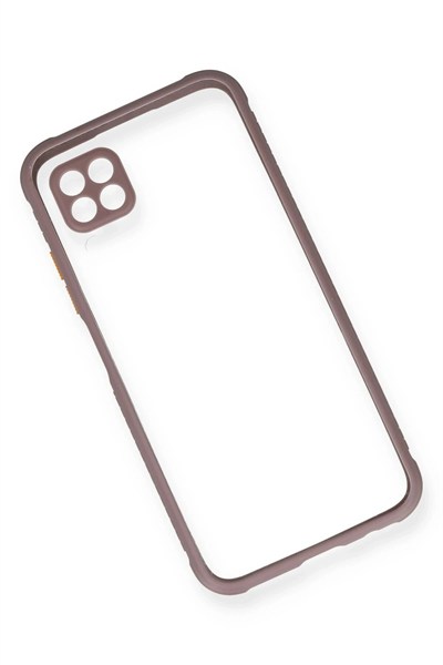 Mey İthalat®  Huawei P40 Lite Kılıf Miami Şeffaf Silikon - Açık Mor