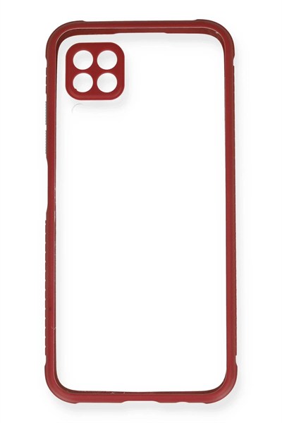 Mey İthalat®  Huawei P40 Lite Kılıf Miami Şeffaf Silikon - Fuşya