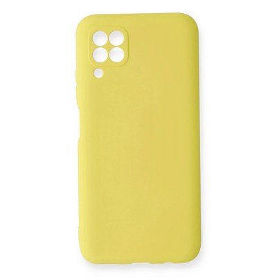 Mey İthalat®  Huawei P40 Lite Kılıf Nano içi Kadife Silikon - Sarı