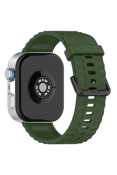 Mey İthalat®  Huawei Watch Fit 3 Klasik Kordon - Koyu Yeşil