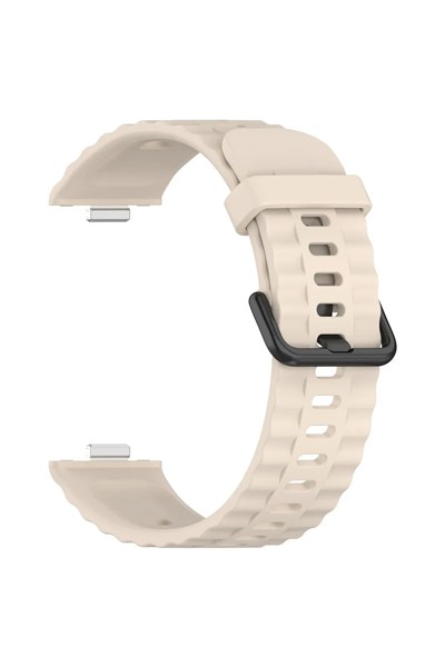 Mey İthalat®  Huawei Watch Fit 3 Klasik Kordon - Bej