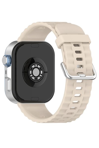 Mey İthalat®  Huawei Watch Fit 3 Klasik Kordon - Krem